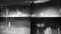 Sdružený snímek okolí chaty Myslivna