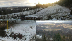 Sdružený snímek okolí chaty Myslivna