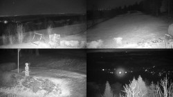 Sdružený snímek okolí chaty Myslivna