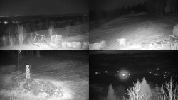 Sdružený snímek okolí chaty Myslivna