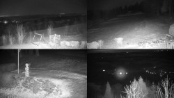 Sdružený snímek okolí chaty Myslivna