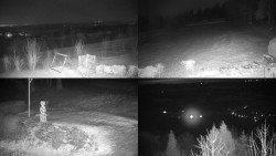 Sdružený snímek okolí chaty Myslivna