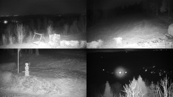 Sdružený snímek okolí chaty Myslivna