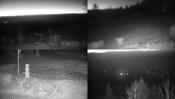 Sdružený snímek okolí chaty Myslivna