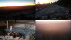 Sdružený snímek okolí chaty Myslivna