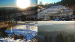 Sdružený snímek okolí chaty Myslivna