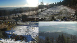 Sdružený snímek okolí chaty Myslivna