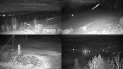 Sdružený snímek okolí chaty Myslivna