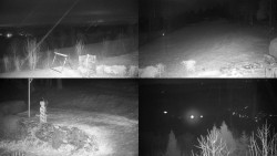 Sdružený snímek okolí chaty Myslivna