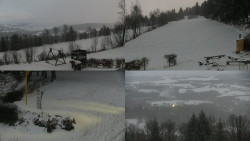 Sdružený snímek okolí chaty Myslivna