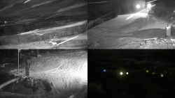 Sdružený snímek okolí chaty Myslivna