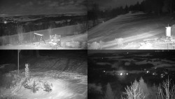 Sdružený snímek okolí chaty Myslivna