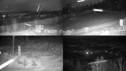 Sdružený snímek okolí chaty Myslivna