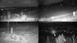 Sdružený snímek okolí chaty Myslivna