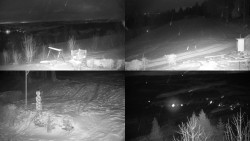 Sdružený snímek okolí chaty Myslivna