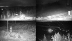 Sdružený snímek okolí chaty Myslivna