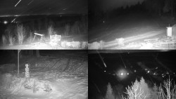 Sdružený snímek okolí chaty Myslivna