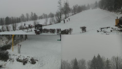 Sdružený snímek okolí chaty Myslivna