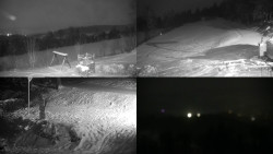 Sdružený snímek okolí chaty Myslivna