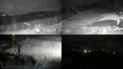 Sdružený snímek okolí chaty Myslivna