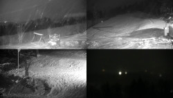 Sdružený snímek okolí chaty Myslivna