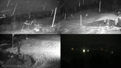 Sdružený snímek okolí chaty Myslivna