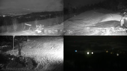 Sdružený snímek okolí chaty Myslivna