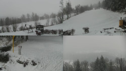 Sdružený snímek okolí chaty Myslivna