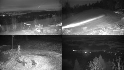 Sdružený snímek okolí chaty Myslivna