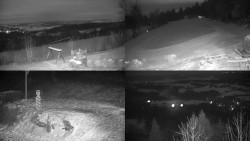 Sdružený snímek okolí chaty Myslivna