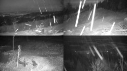 Sdružený snímek okolí chaty Myslivna