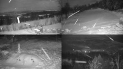 Sdružený snímek okolí chaty Myslivna