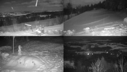 Sdružený snímek okolí chaty Myslivna