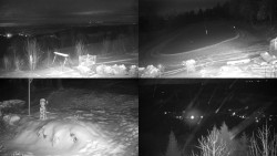 Sdružený snímek okolí chaty Myslivna