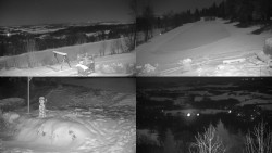 Sdružený snímek okolí chaty Myslivna