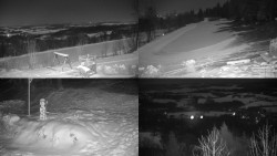 Sdružený snímek okolí chaty Myslivna