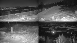 Sdružený snímek okolí chaty Myslivna