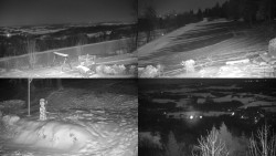 Sdružený snímek okolí chaty Myslivna