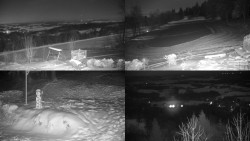 Sdružený snímek okolí chaty Myslivna