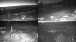 Sdružený snímek okolí chaty Myslivna