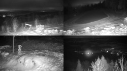 Sdružený snímek okolí chaty Myslivna