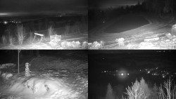 Sdružený snímek okolí chaty Myslivna