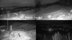 Sdružený snímek okolí chaty Myslivna