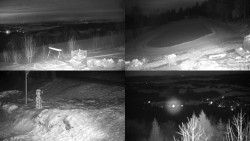 Sdružený snímek okolí chaty Myslivna