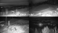 Sdružený snímek okolí chaty Myslivna