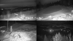 Sdružený snímek okolí chaty Myslivna