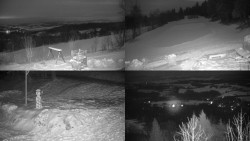 Sdružený snímek okolí chaty Myslivna