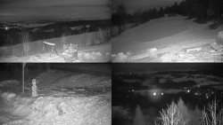 Sdružený snímek okolí chaty Myslivna