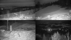 Sdružený snímek okolí chaty Myslivna