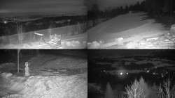 Sdružený snímek okolí chaty Myslivna